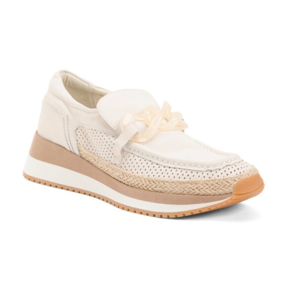 NEW DOLCE VITA Leather Jadah Slip On Sneakers Ivory for women 254 3T7 - Picture 14 of 14